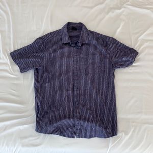 Hurley Trendy Short Sleeve Button Up Shirt